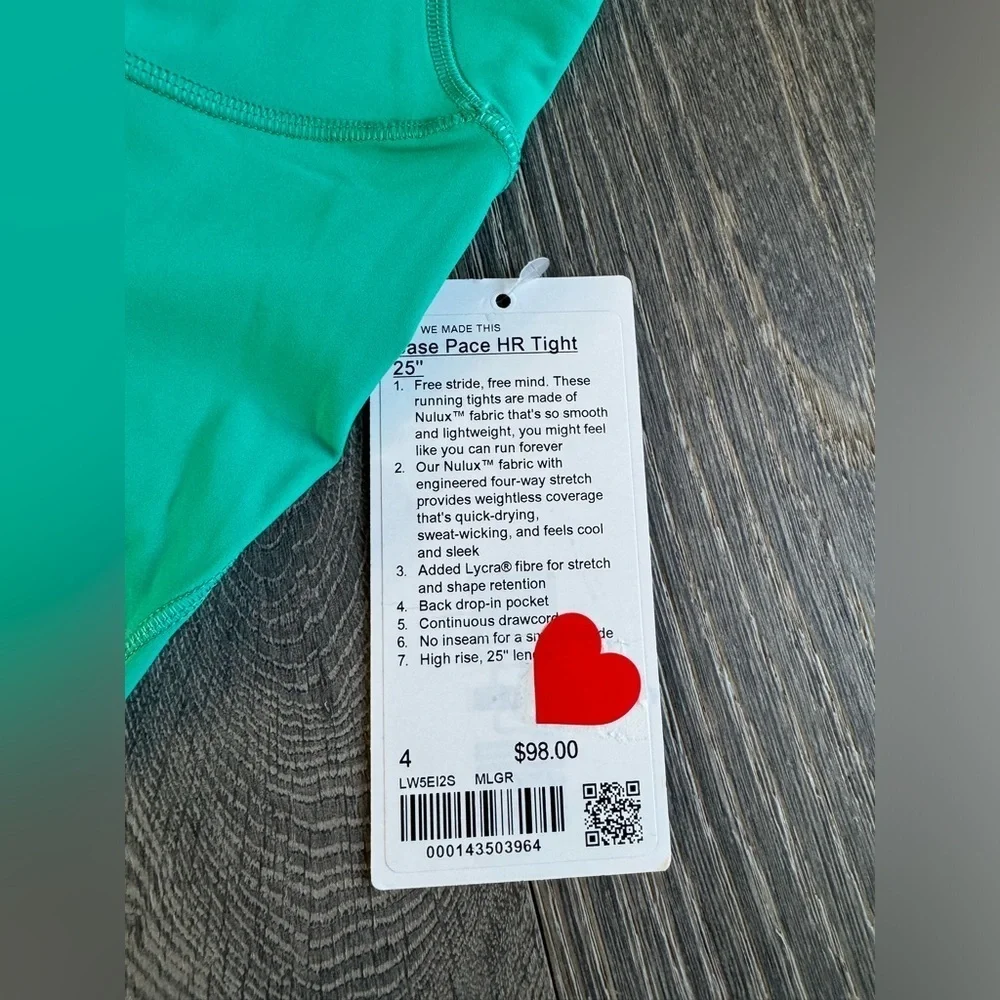 Lululemon *Seawheeze Base Pace HR Tight 25